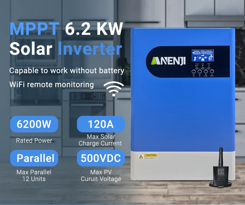 Hybrid Solar Inverter 6.2KW