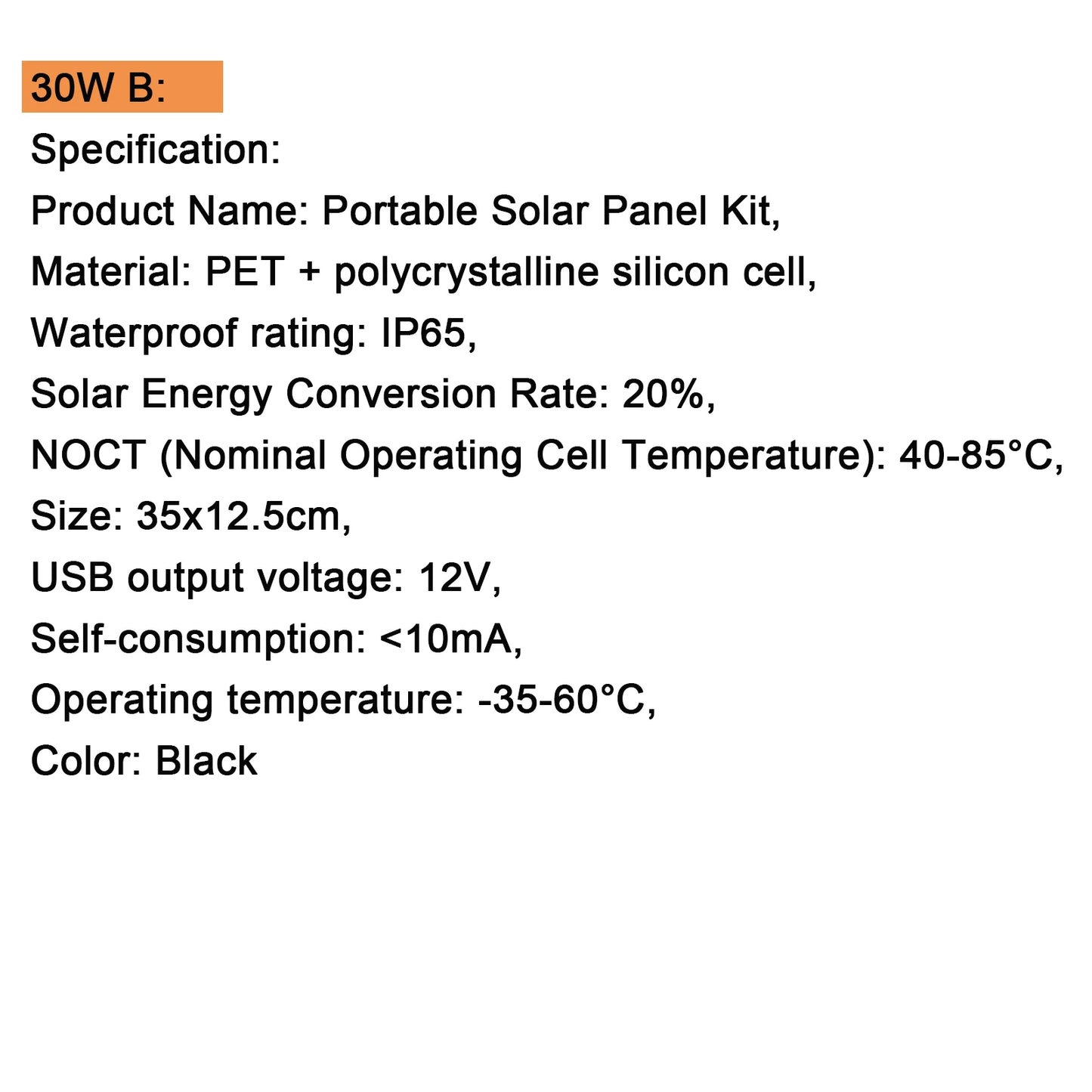 Solar Panel Kit 300W