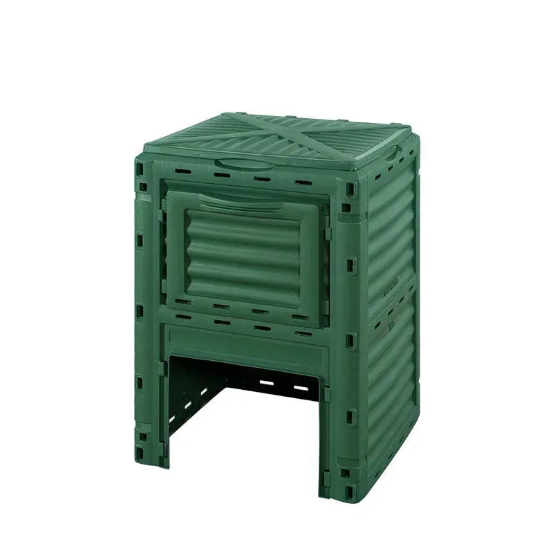 300L Garden Nursery Courtyard Deciduous Plastic Compost Bin Compost Bucket Fertilizer Fermentation Box Garbage Compost Bucket