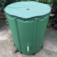 Rain Barrel Water Collector Portable Collapsible Rain Water Storage Tank Rainwater Recovery Collector Bucket Garden Irrigation