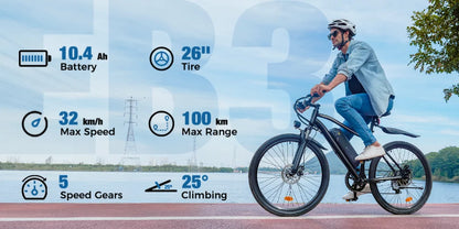 Bicicletta Elettrica 26”