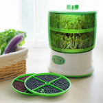 2/3 Layers Intelligent Bean Sprouts Machine Grow Automatic Thermostat Green Seeds Growing Automatic Bean Sprout Machine 220V