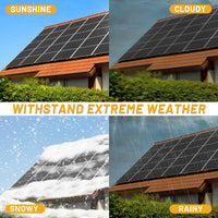 Solar Panel Bracket More Lighten Brick Roof Mounting Rail Roof Hook Mounting Sets for Glazed Tile Roof for Any Solar Panel