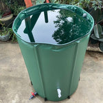 Rain Barrel Water Collector Portable Collapsible Rain Water Storage Tank Rainwater Recovery Collector Bucket Garden Irrigation