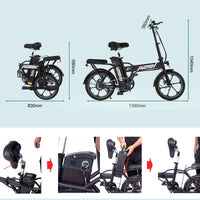 Bicicletta Elettrica pieghevole