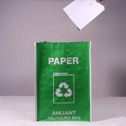 Kitchen Separate Recycling Waste Bin Bags Recycle Garbage Trash Sorting Bins Organizer Waterproof Baskets Home Storage Trash Bag