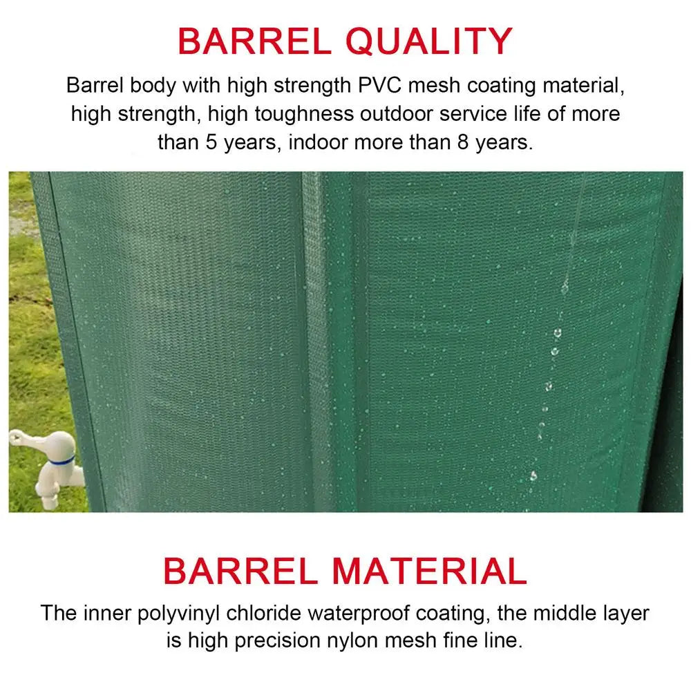 Rain Barrel Water Collector Portable Collapsible Rain Water Storage Tank Rainwater Recovery Collector Bucket Garden Irrigation