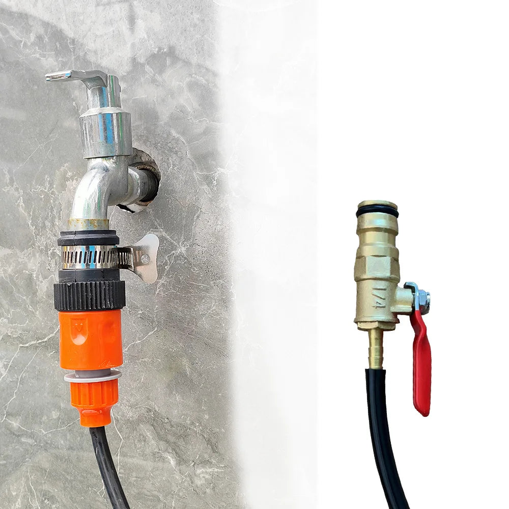 Professional Solar Panel Cleaning Kit with 36 FT Telescopic Pole High Washing Water Fed Brush