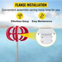 VEVOR Vertical Axis Wind Turbine 12V 600W Alternative Energy Generator VAWT Small Windmill Free Energy With Controller for Home